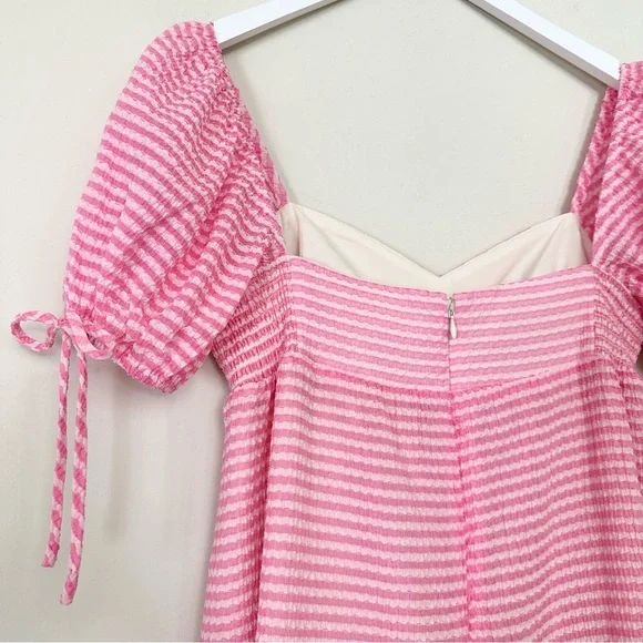 Amanda Uprichard Sicily Dress in Piquette Pink - Picture 8 of 16